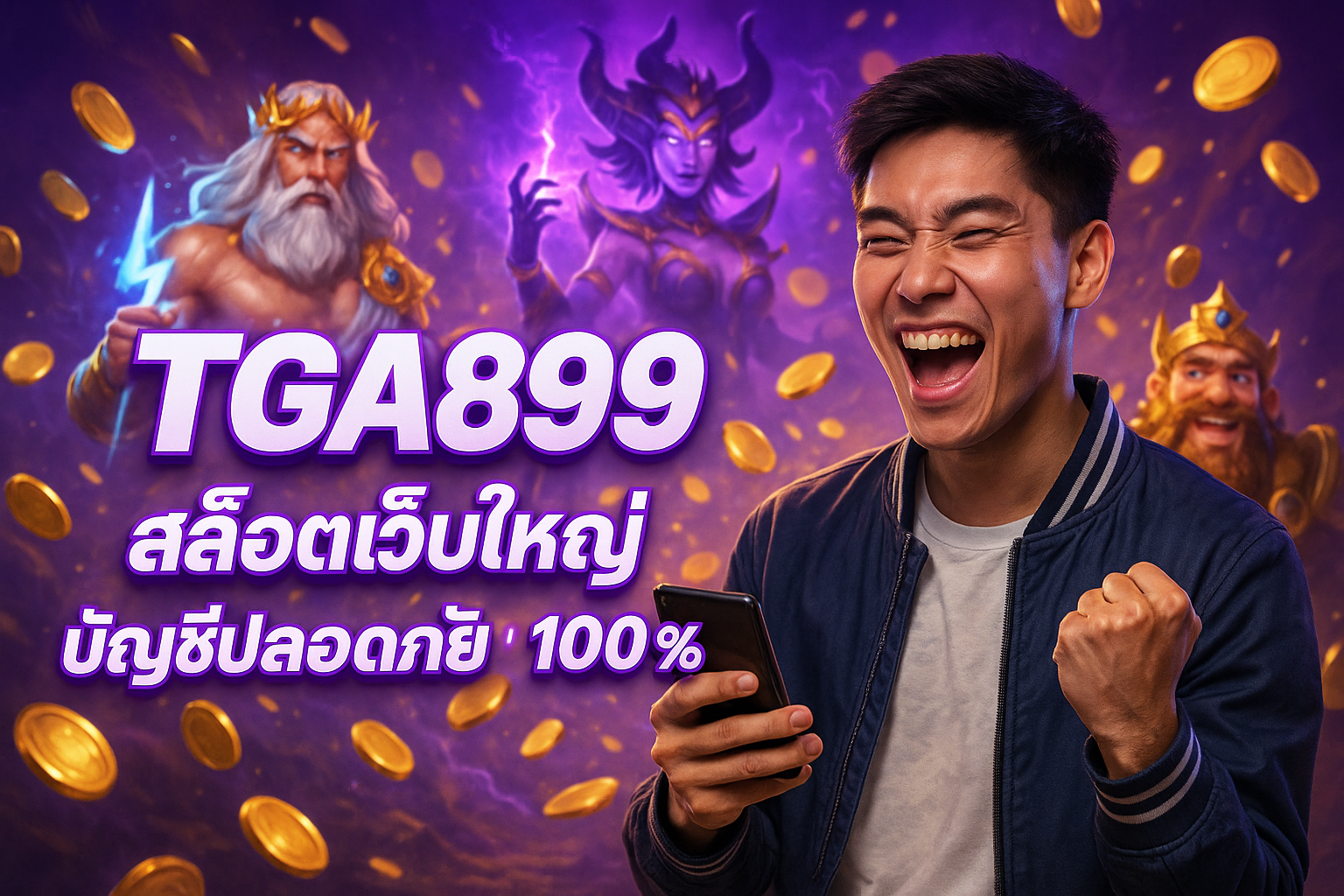TGA899 สล็อตเว็บใหญ่ บัญชีปลอดภัย 100%