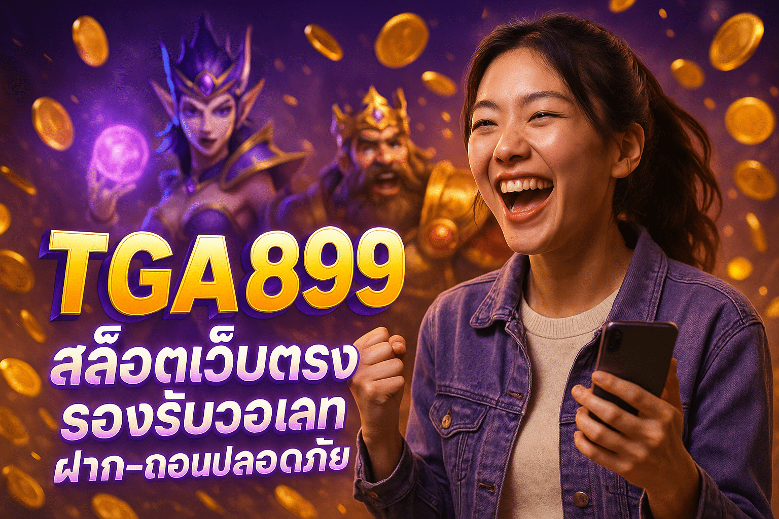 TGA899 สล็อตเว็บตรง รองรับวอเลท ฝาก-ถอนปลอดภัย