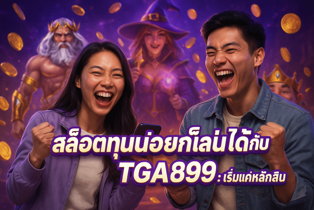 สล็อตทุนน้อยก็เล่นได้กับ TGA899 เริ่มแค่หลักสิบ