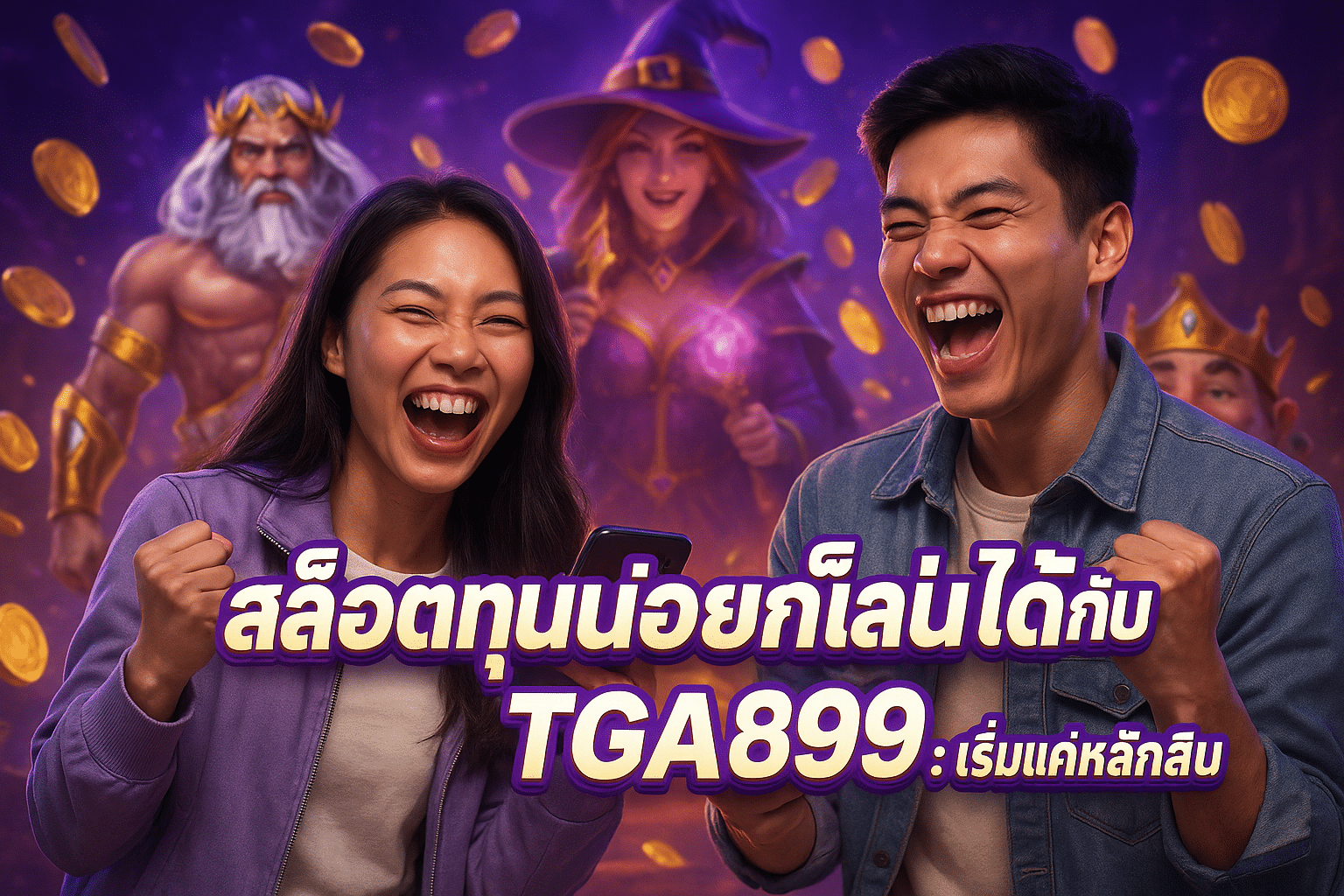 สล็อตทุนน้อยก็เล่นได้กับ TGA899 เริ่มแค่หลักสิบ