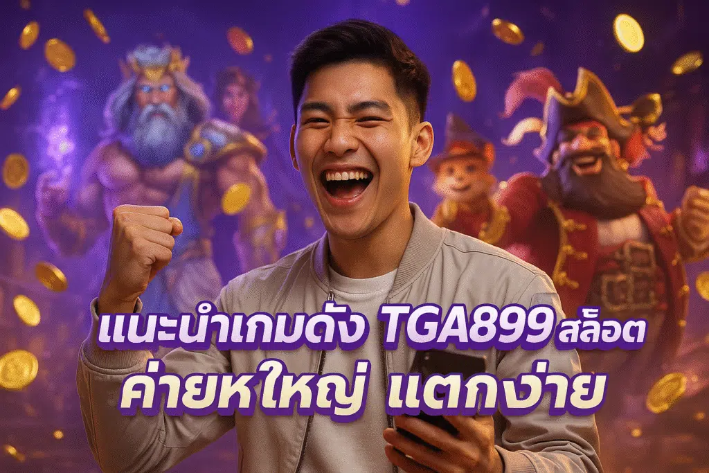 แนะนำเกมดังใน TGA899 สล็อต ค่ายใหญ่ แตกง่าย