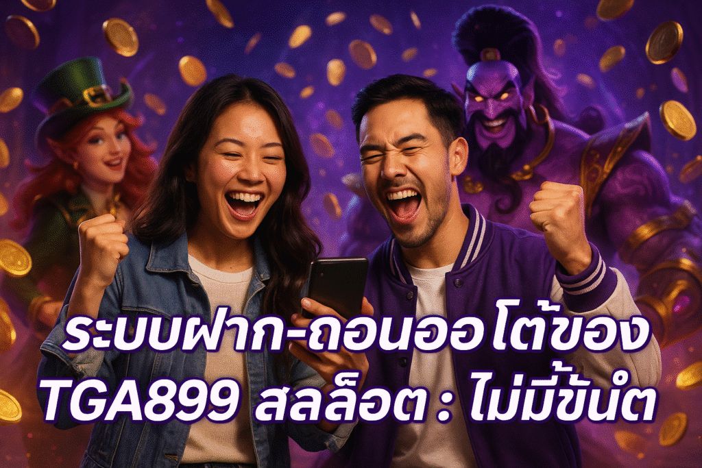 ระบบฝาก-ถอนออโต้ของ TGA899 สล็อต ไม่มีขั้นต่ำ