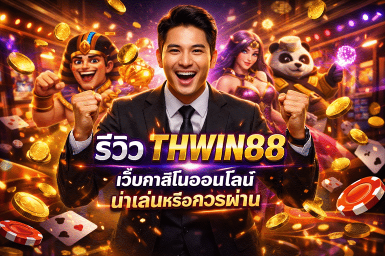 รีวิว THWIN88 เว็บคาสิโนออนไลน์ น่าเล่นหรือควรผ่าน